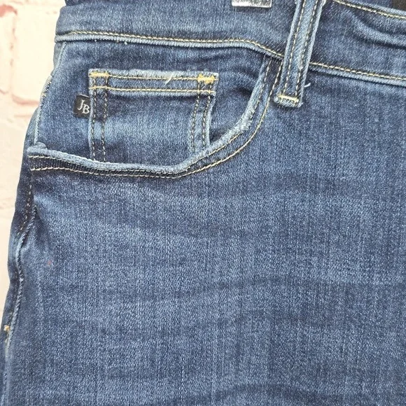 Judy Blue Boyfriend Fit Medium Wash Stretch Distressed Jeans Size 11/30 JB82328 - Picture 4 of 15